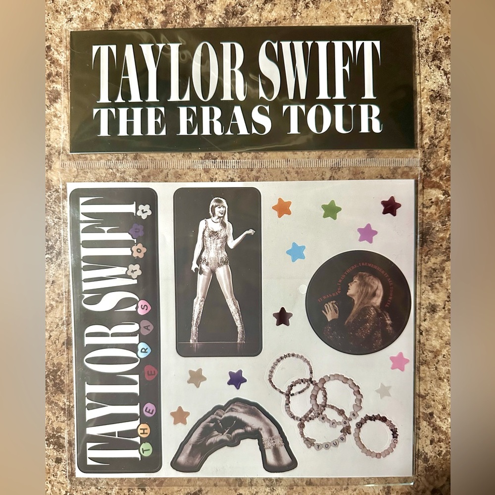 TAYLOR SWIFT • Official Eras Tour sticker set